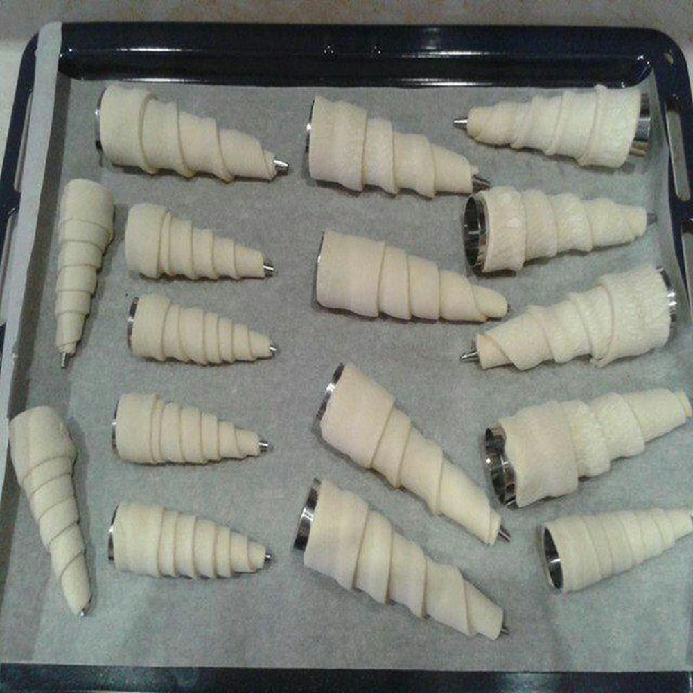 Baking Cones Stainless Steel ( 5 pieces ) - chefmay.com