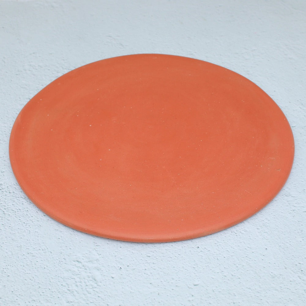 Terracotta Clay Pizza Stone Plate - 35cm