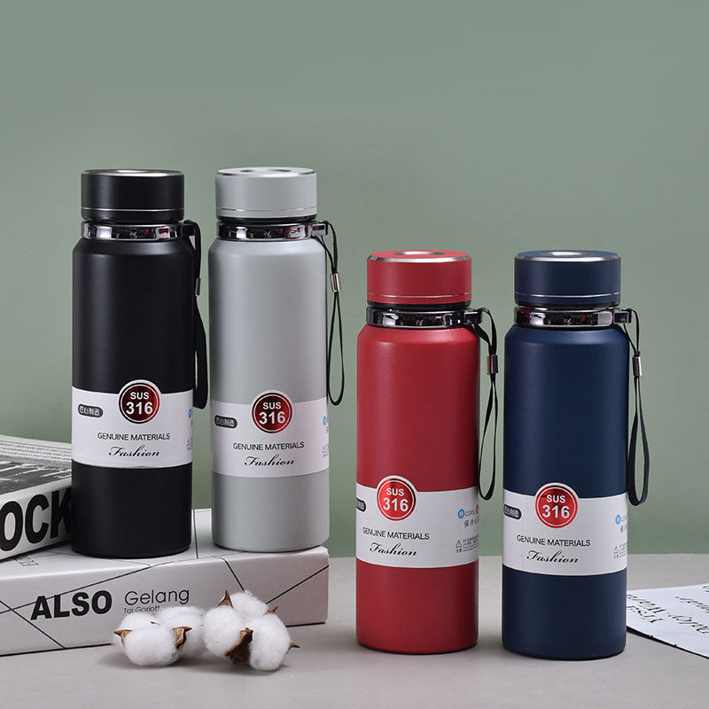 Double Wall Insulated Vacuum Stainless Steel Water Bottle
