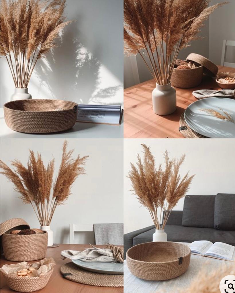 Set of 2 Handmade organizer & Storage bowl