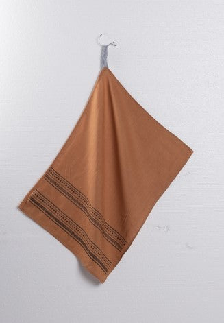 Silk screen printed towels set of 2 pcs