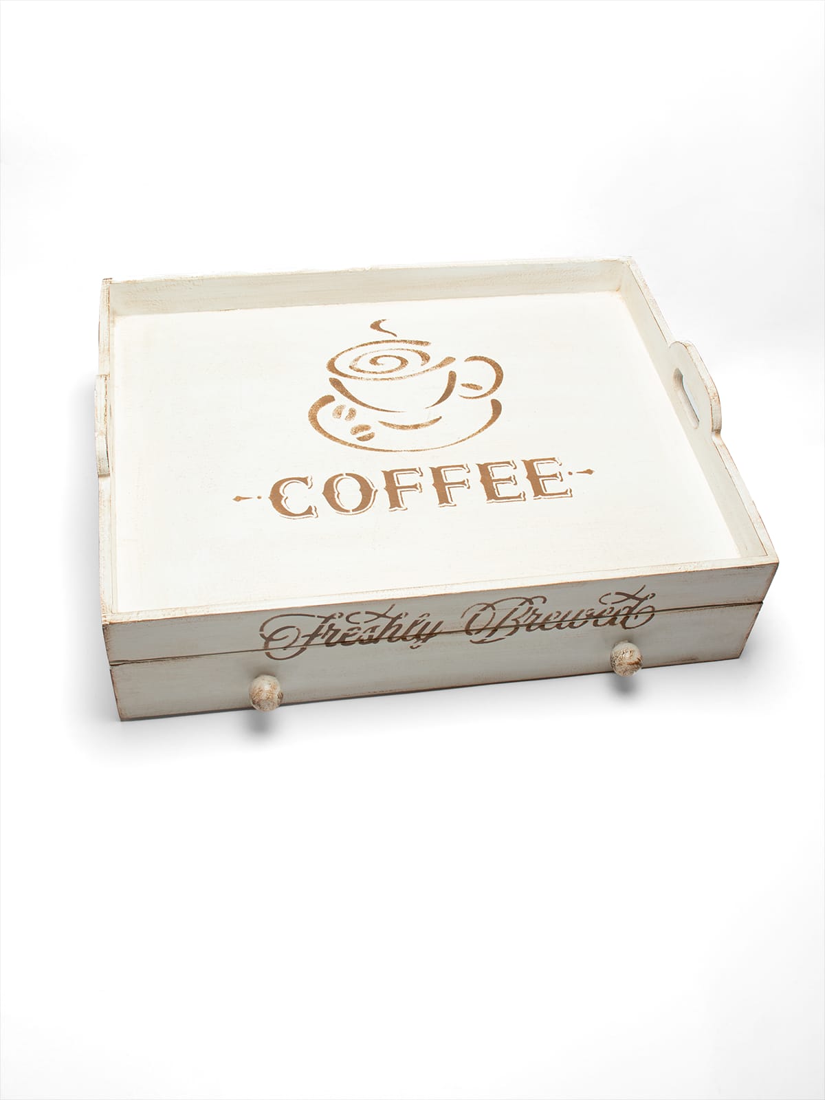 Tray with drawer (coffee)
