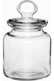 Jar with Glass Cover 1L