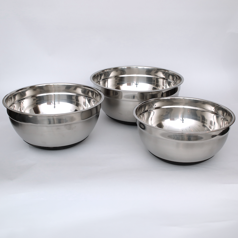 Stainless Steel Extra Deep Mixing Bowls , Set of 3