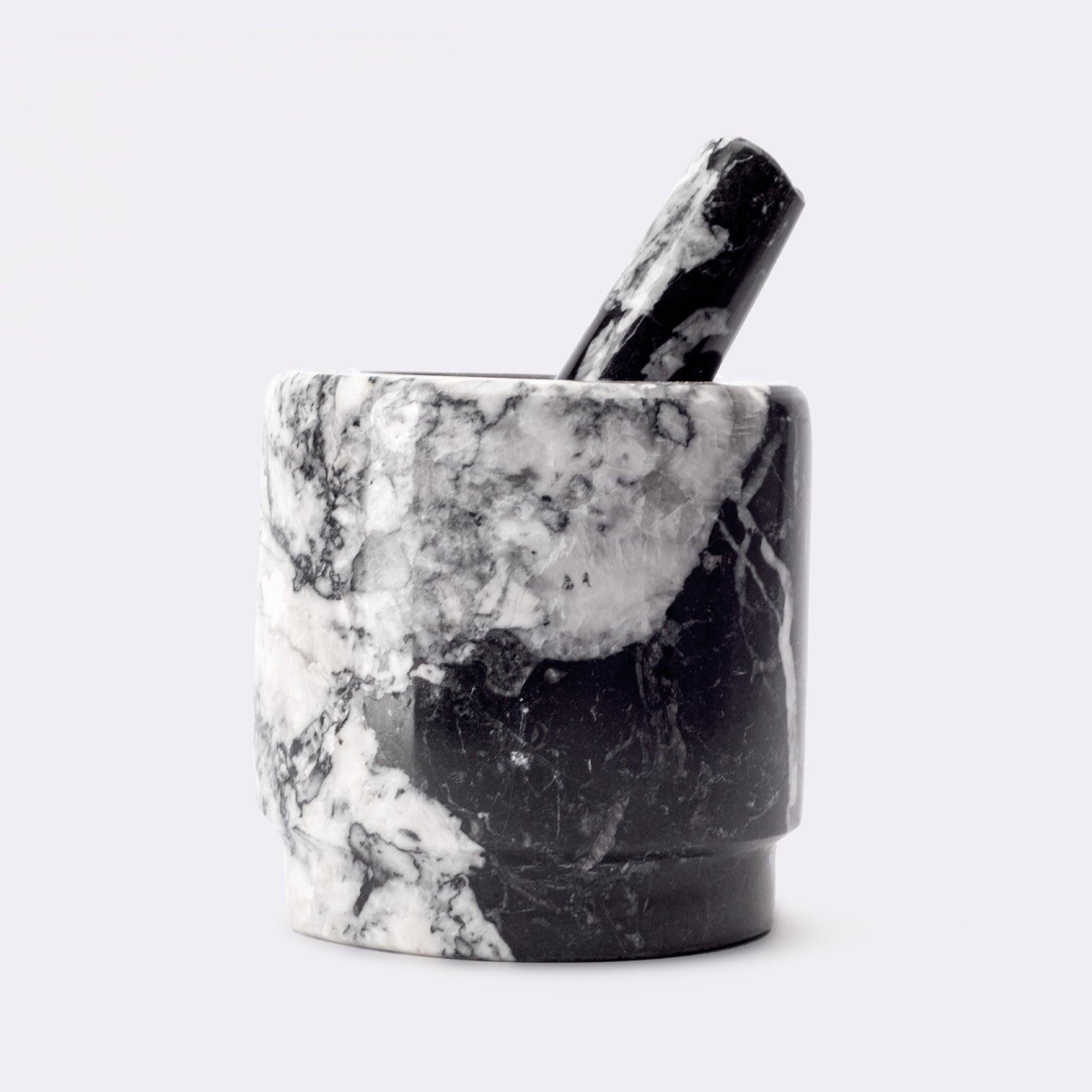 Mini Marble Mortar & Pestle - chefmay.com