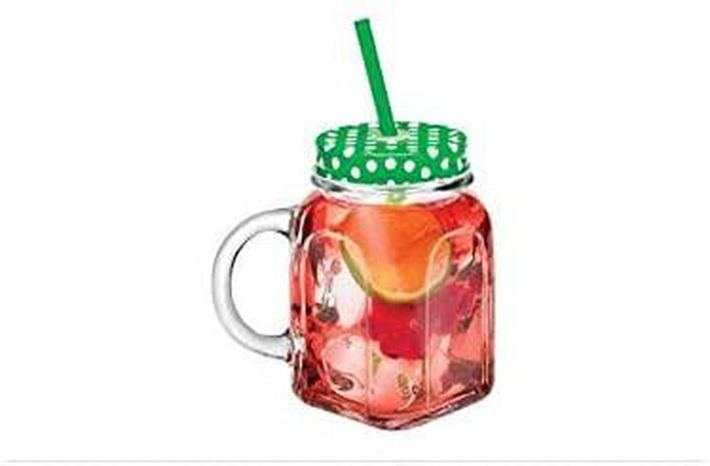 Homemade Jar Mug with Cover and Straw - chefmay.com