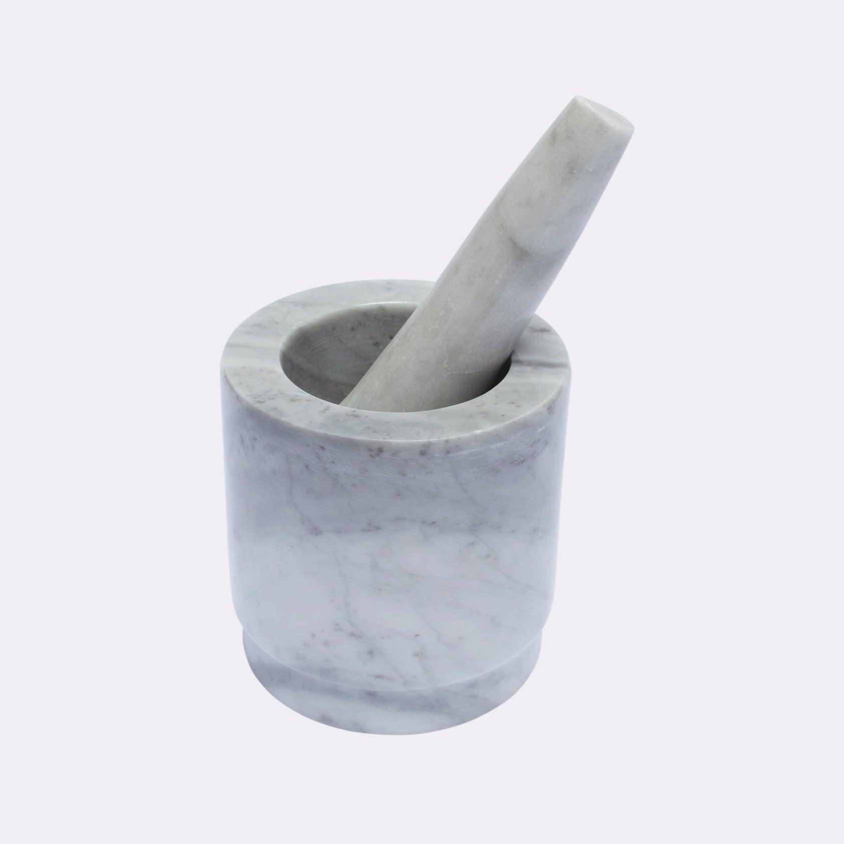 Mini Marble Mortar & Pestle - chefmay.com