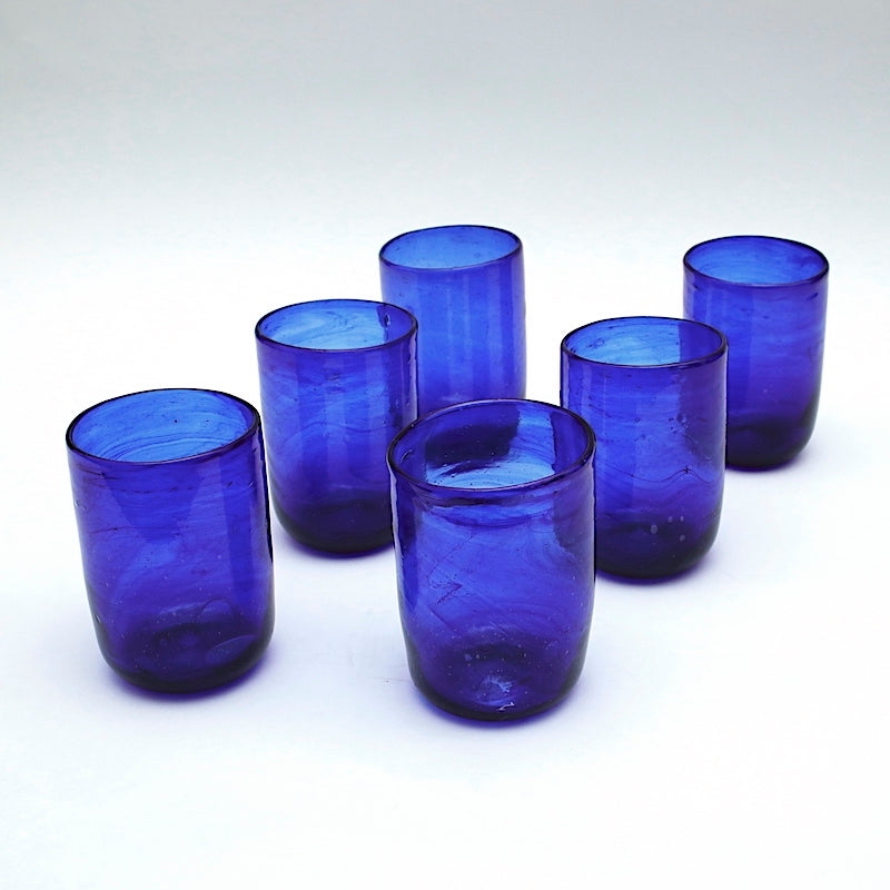 Set of 6 Color Glass Cups