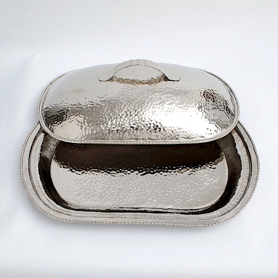 Vintage Copper covered Silver Platter