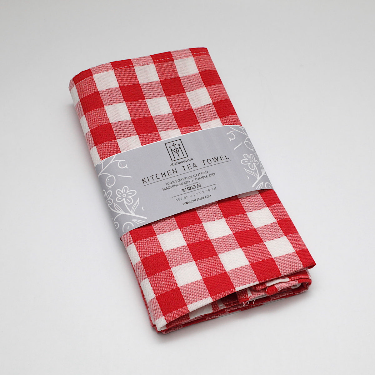 Crosshatch Classic Kitchen Cloth (Set of 2) 50cm x 50cm