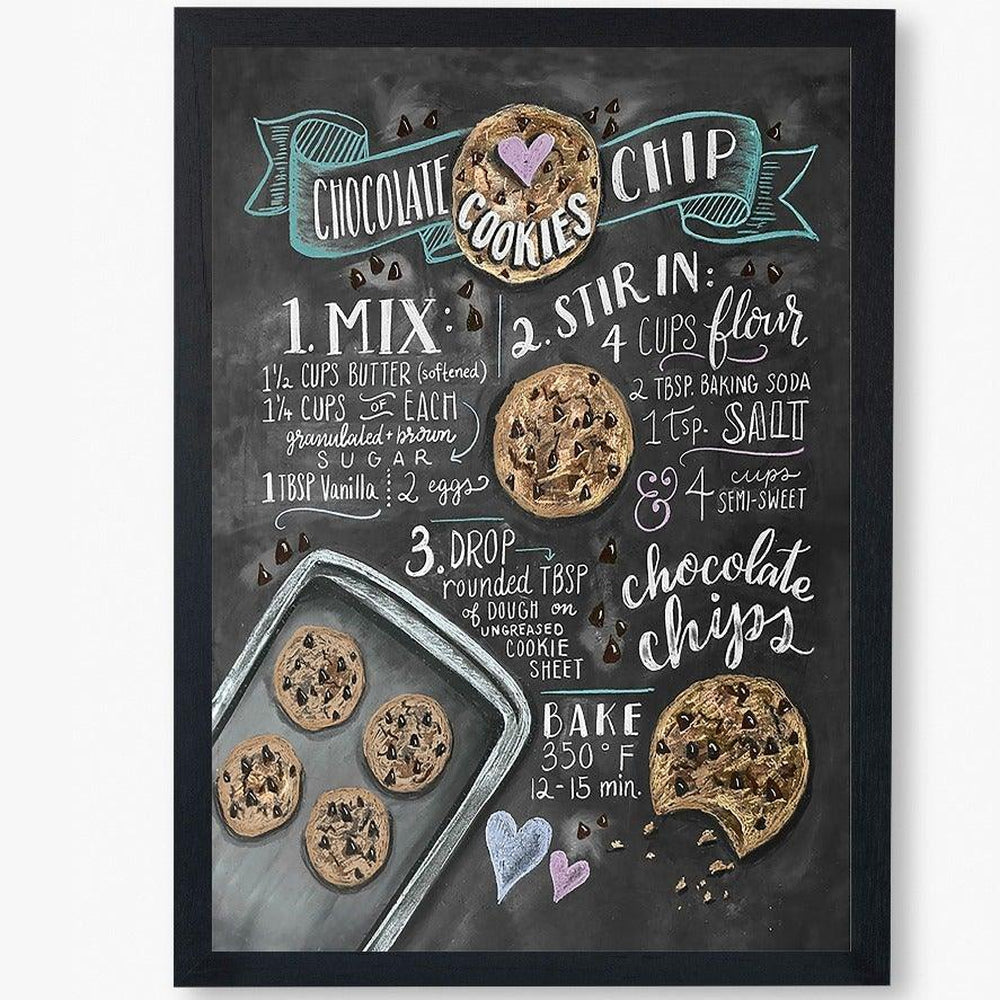 Cookies Recipe Frame - chefmay.com