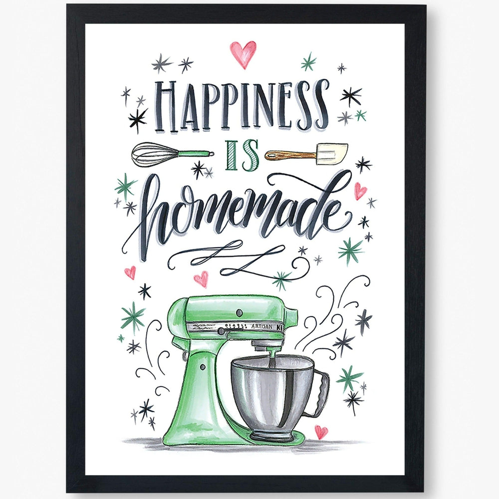 Happiness Is Homemade Frame - chefmay.com