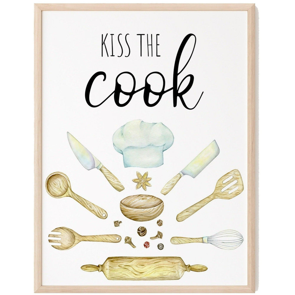 Kiss The Cook Frame - chefmay.com